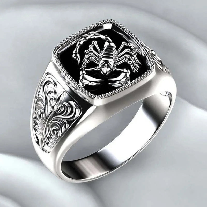 Scorpion Animal Punk Men' Ring