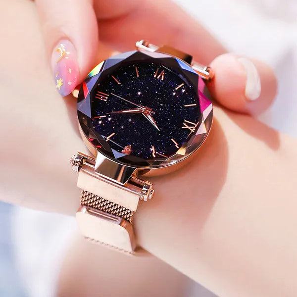 Womens Fashion Starry Sky Watches