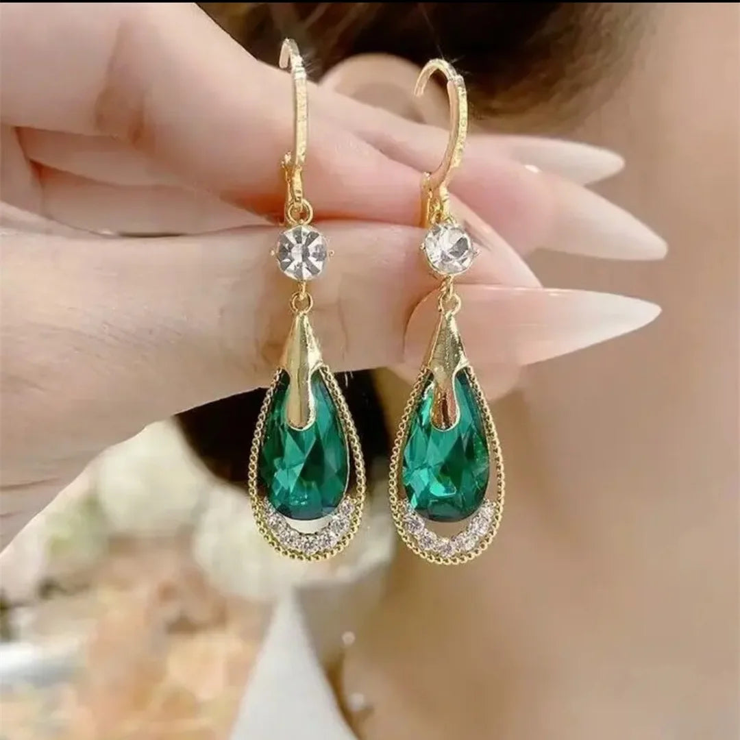 New Fashion Trend Unique Design Elegant Delicate Zircon Butterfly Tassel Earrings