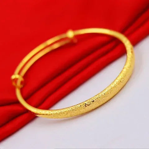 Gold 24K Bracelet AU999 Pure Gold Push-Pull Bracelet