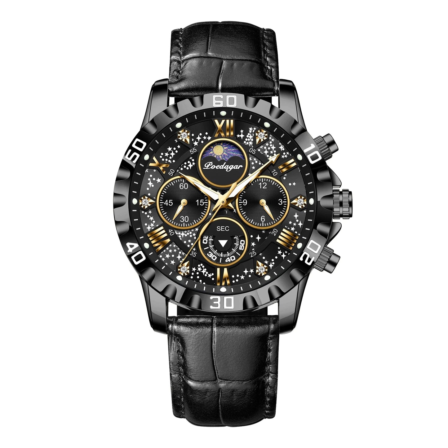 POEDAGAR Luxury Man Watch