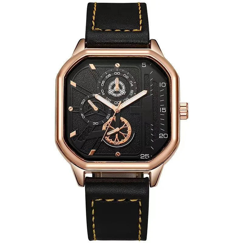 YIKAZE Alloy Men Quartz Watches