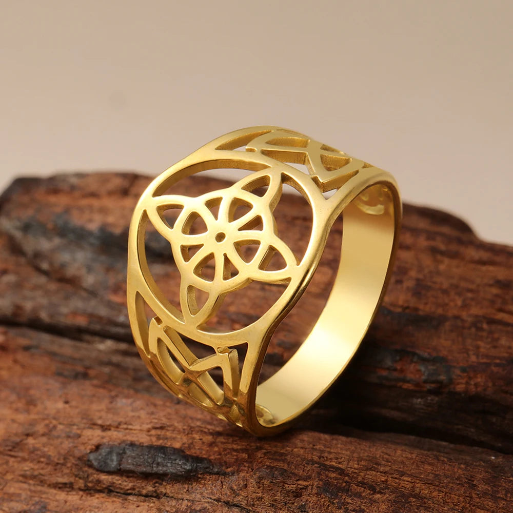 Witch Knot Stainless Steel Ring