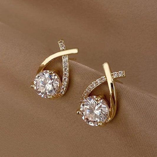 Fashion Cross Stud Earrings