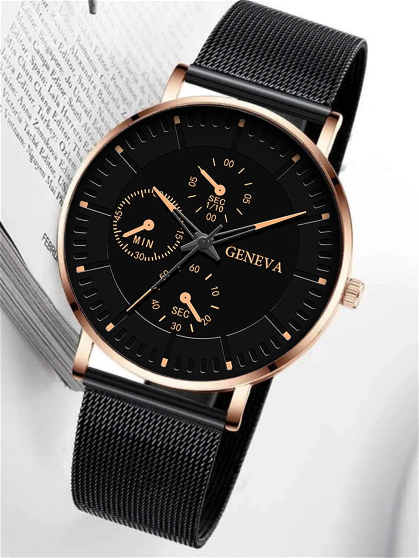 New Men Fashion Simple Watch