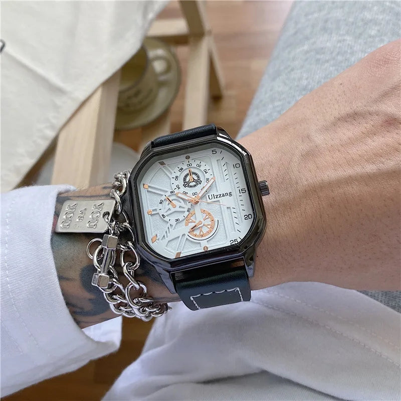 YIKAZE Alloy Men Quartz Watches