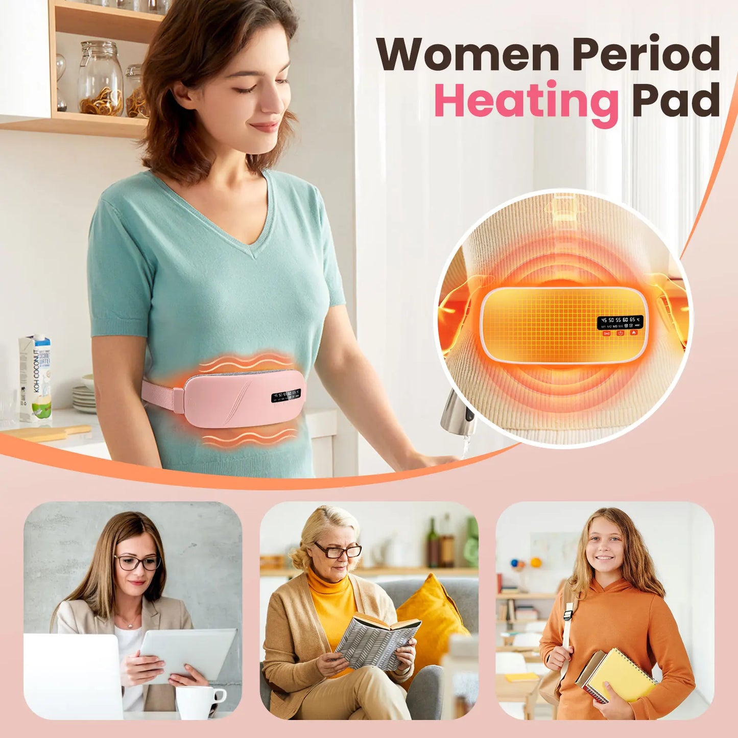 Ova™ — Ceinture chauffante menstruelle