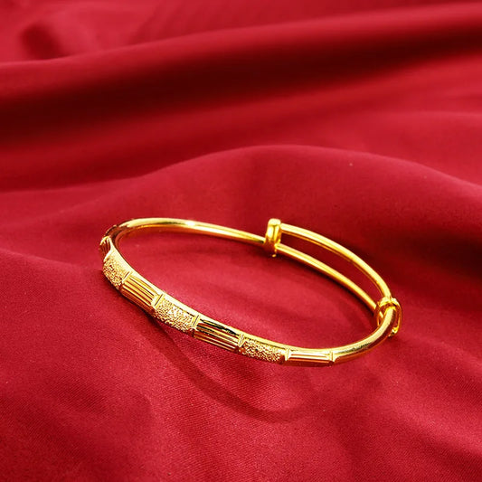 Boutique AU999 gold jewelry womens bracelet