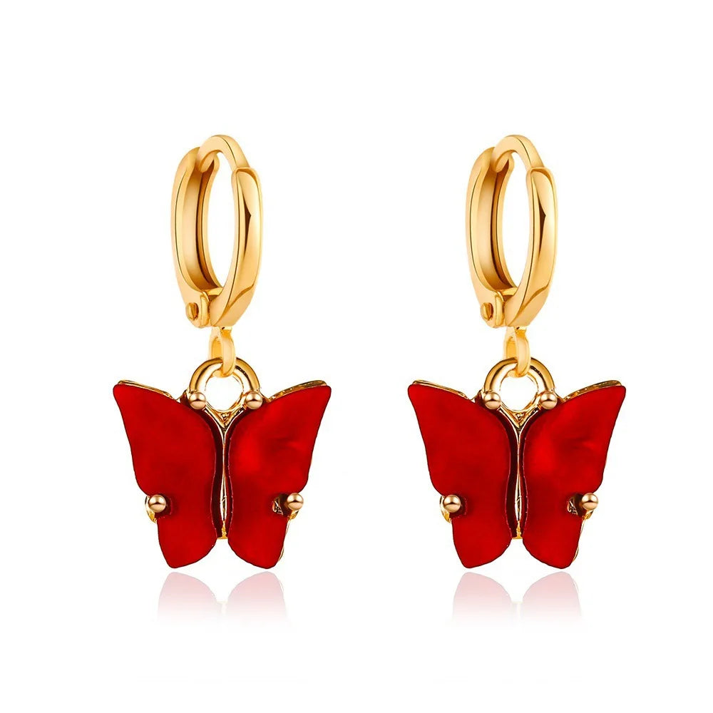 Colorful Butterfly Earrings