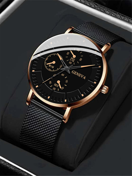 New Men Fashion Simple Watch