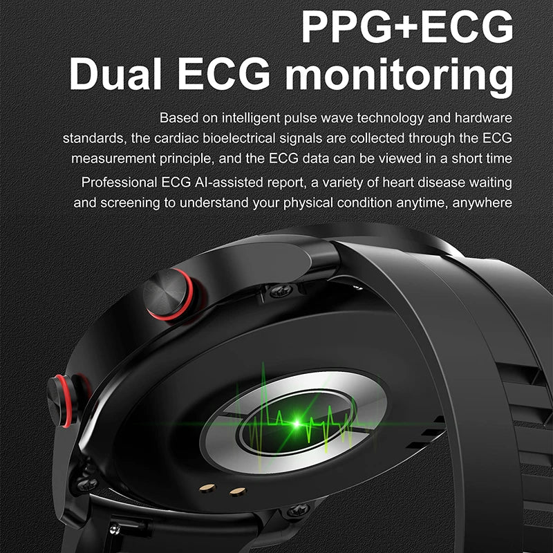 ECG+PPG Bluetooth Call Smart Watch