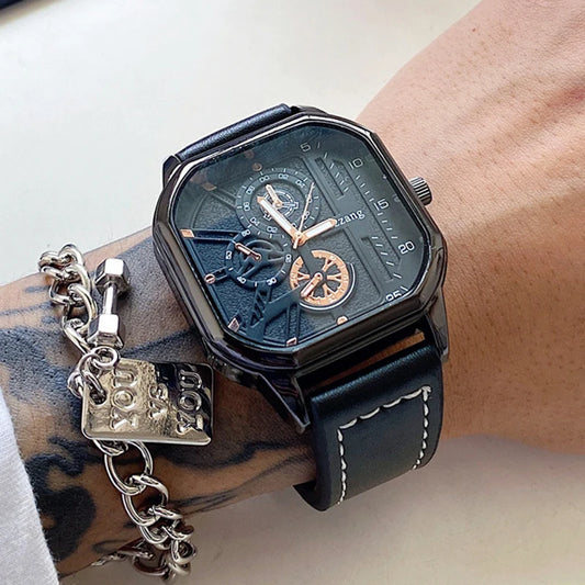 YIKAZE Alloy Men Quartz Watches