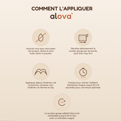Soutien-gorge adhésif invisible – Maintien renforcé, effet galbant naturel